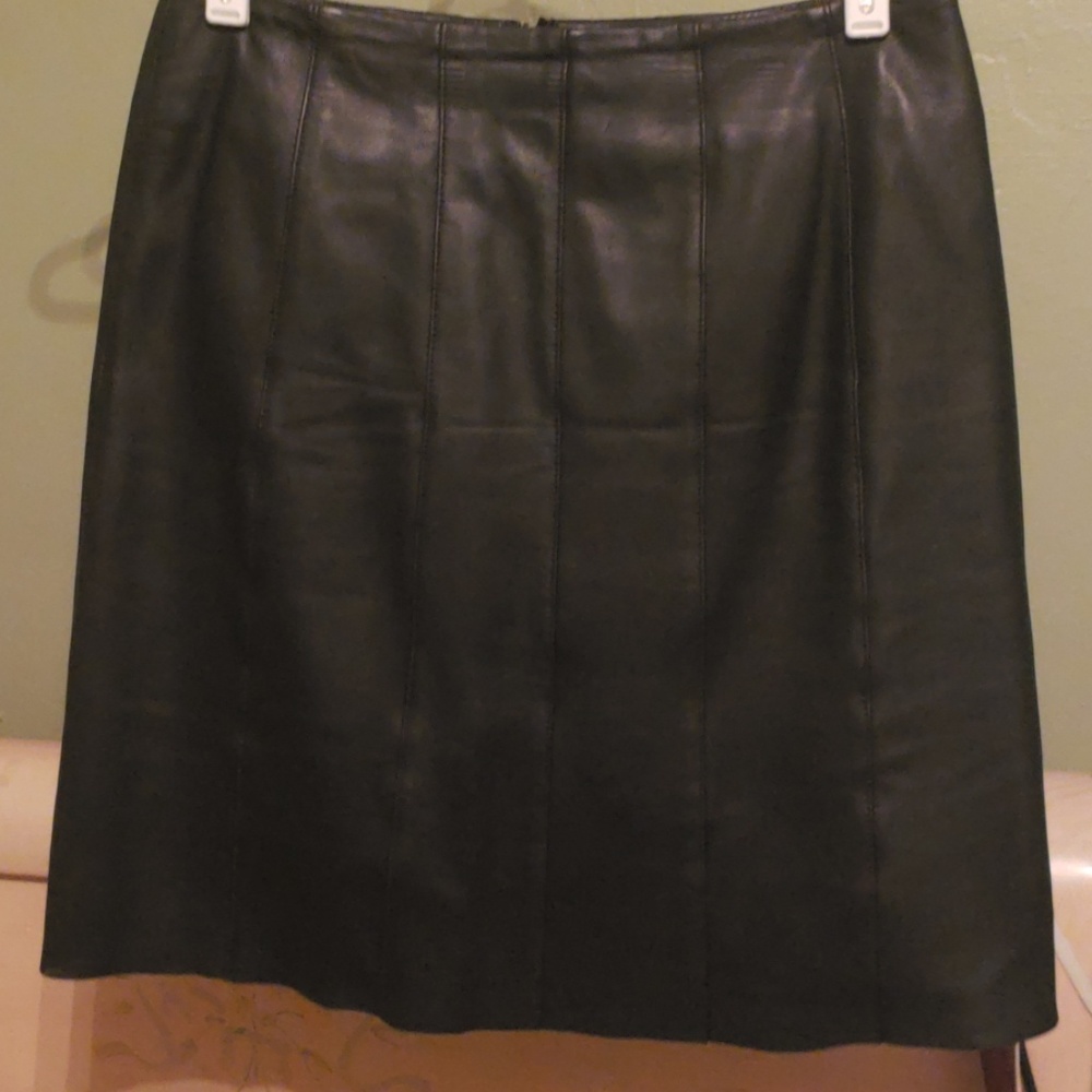Kenar leather skirt